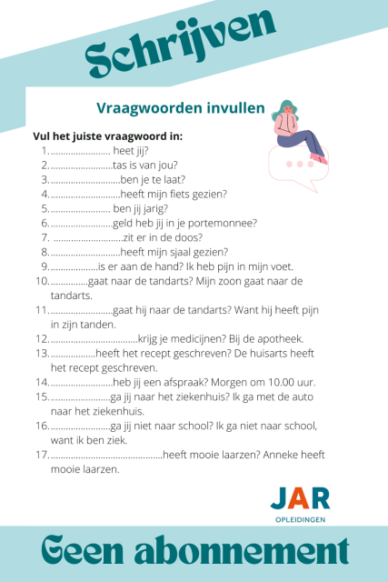 Schrijfboekje