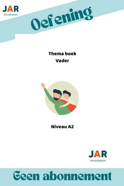 thema boek vaderdag